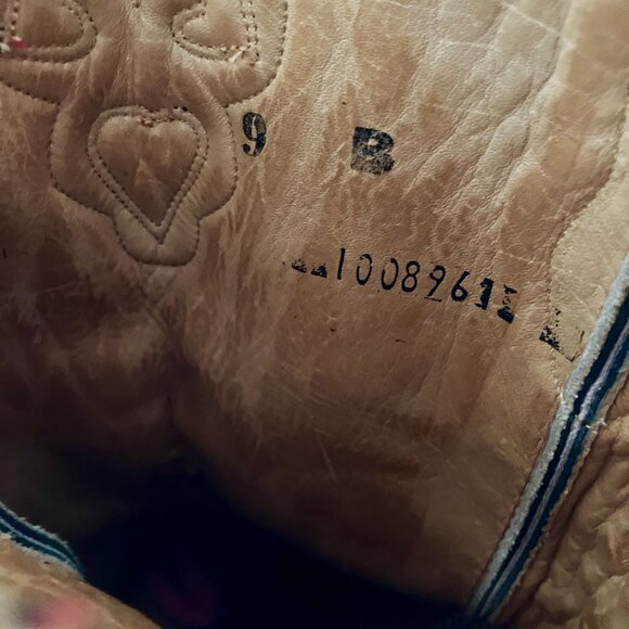 OLD GRINGO Vintage Heart Cowboy Western Boots 9 - Picture 10 of 14